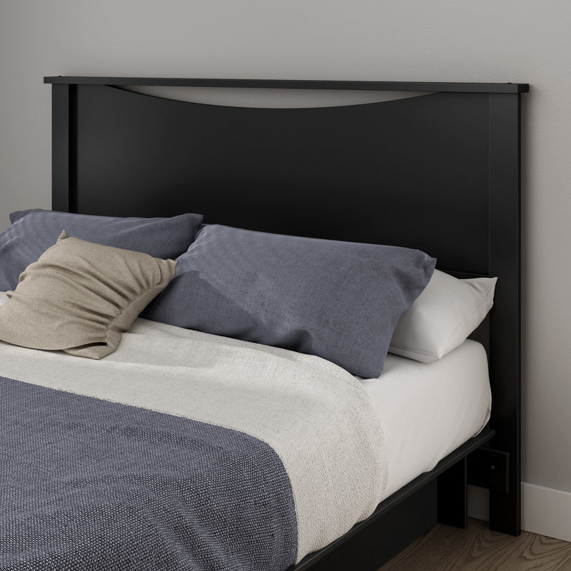 Tête de lit doule/queen 54"/60 Gramercy - Noir solide