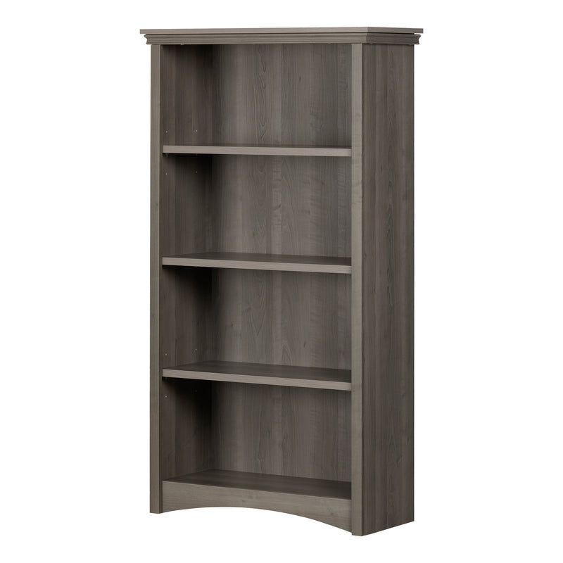 4-Shelf Bookcase  Gascony Gray Maple 11930
