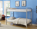 Lits superposés 39"/39" - Gris — IFDC