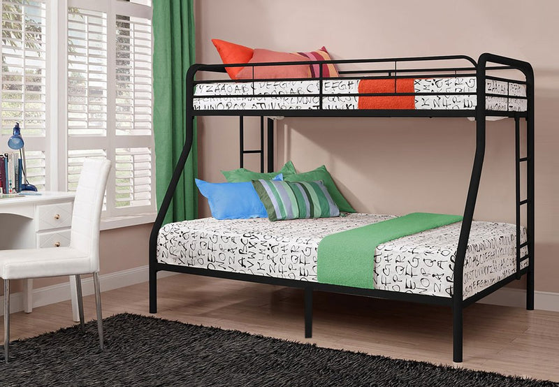 Bunk bed 39"/54" - Black