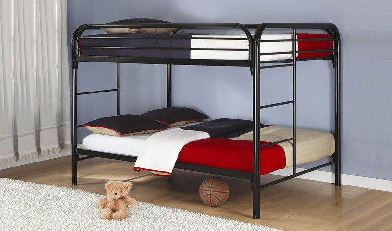 Bunk bed 54"/54" - black