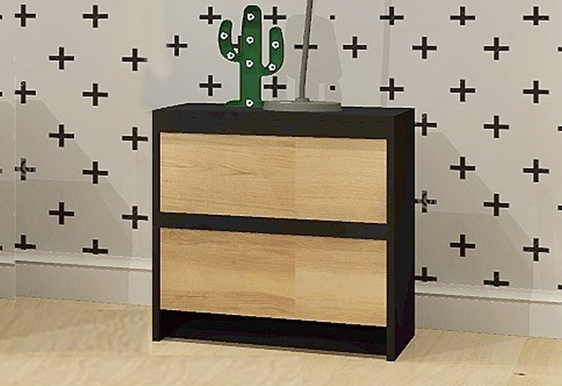 Ensemble de chambre AXEL 5097 - Noir et Merisier naturel