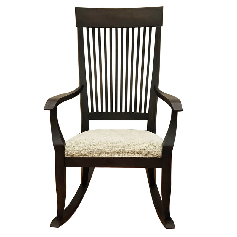 Chaise berçante contemporaine en bois 570 - Personnalisable