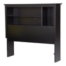 Tête de lit bibliothèque simple 39" Vito-Noir solide