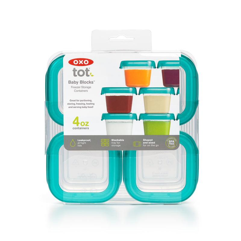 Freezer Tray with Silicone Lid (2pack) Teal