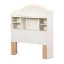 Tête de lit bibliothèque simple 39" Summer Breeze -Blanc antique
