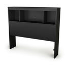 Tête de lit bibliothèque simple 39" Spark - Noir