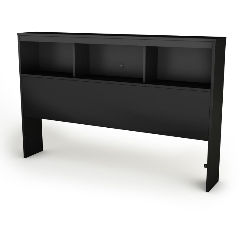 Tête de lit bibliothèque double 54" Spark- Noir