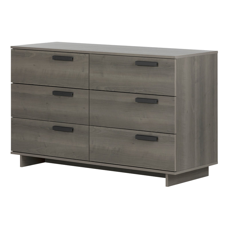 6-Drawer Double Dresser  Cavalleri Gray Maple 12227