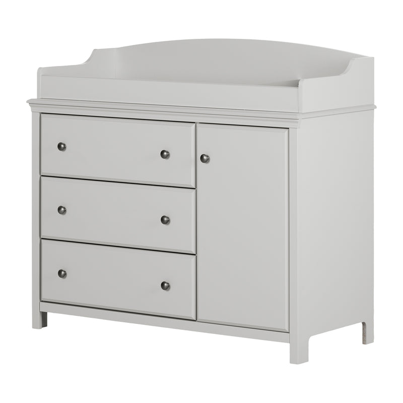 Cotton Candy Changing Table with Surround -- Light Gray