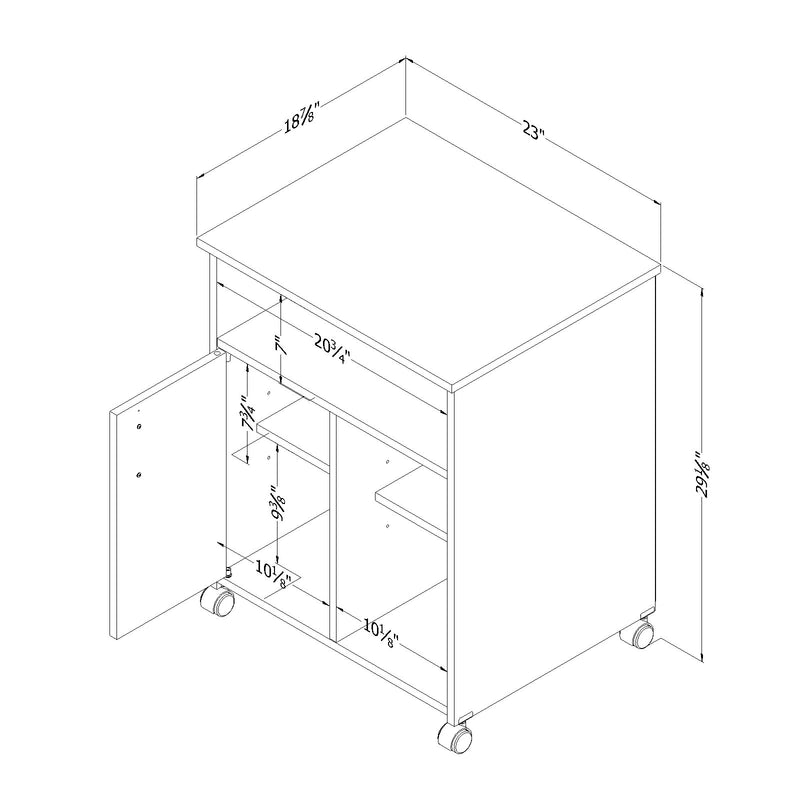 Axess - Printer storage -- Chocolate