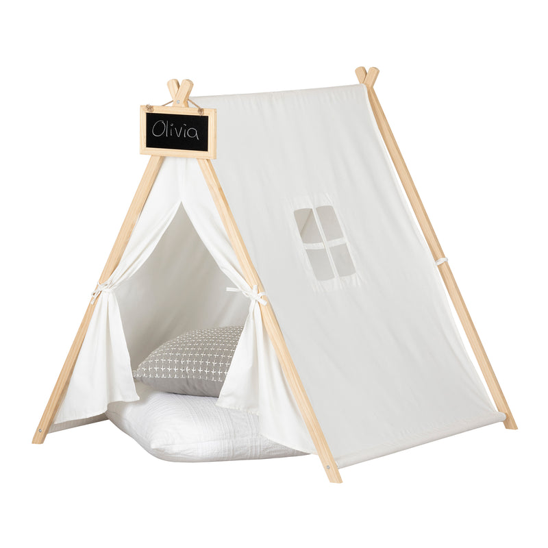 Play Tent with Chalkboard  Sweedi Organic Cotton and Pine 100369