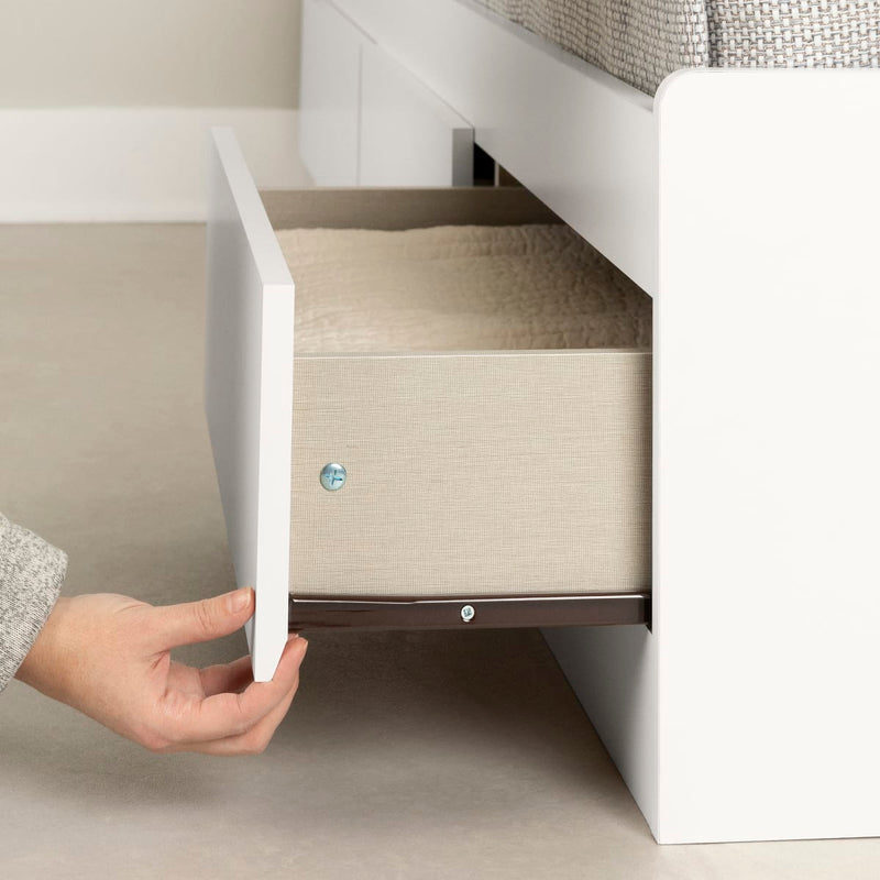 Lit matelot 3 tiroirs simple 39" Logik - Blanc solide