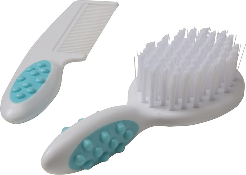 Safety 1st Soft Handle Brush & Comb - Arctic Blue