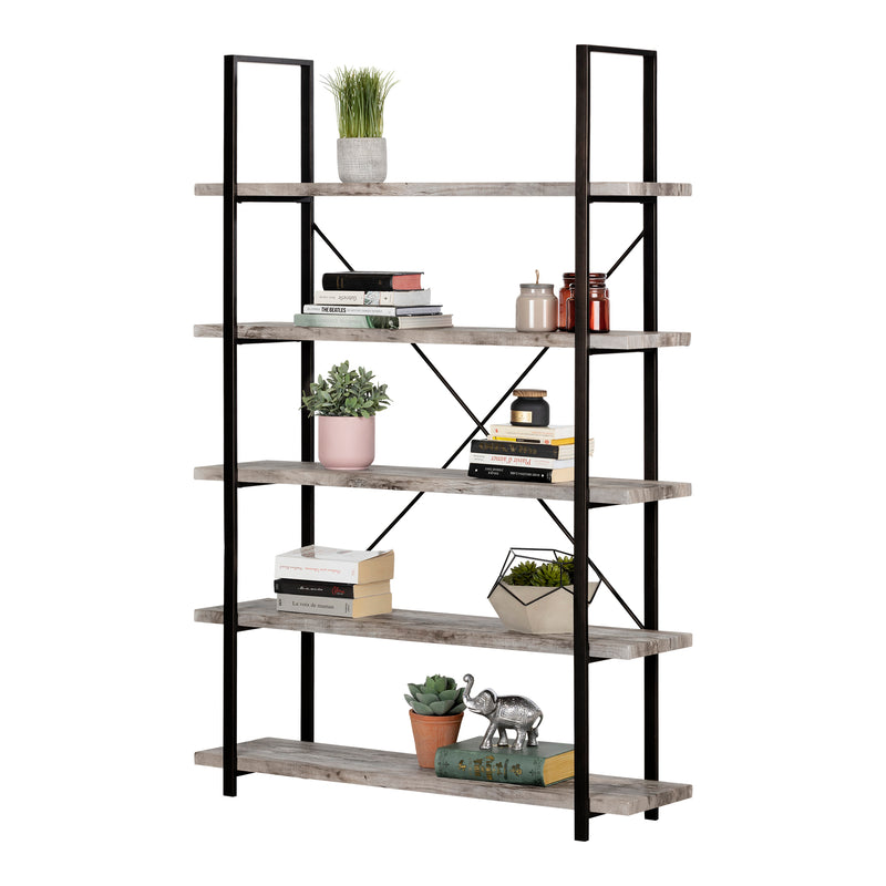 Gimetri - 5 Fixed Shelves - Industrial Shelving Unit