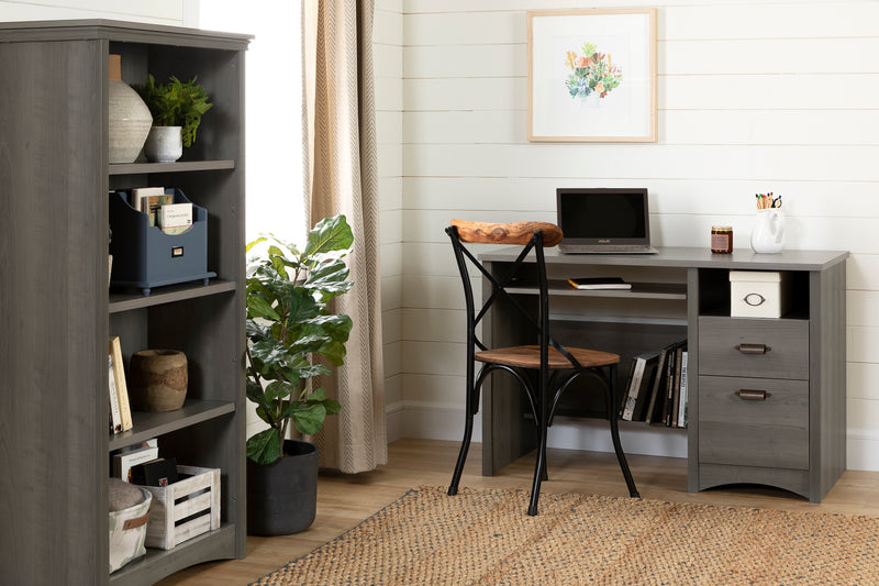 4-Shelf Bookcase  Gascony Gray Maple 11930