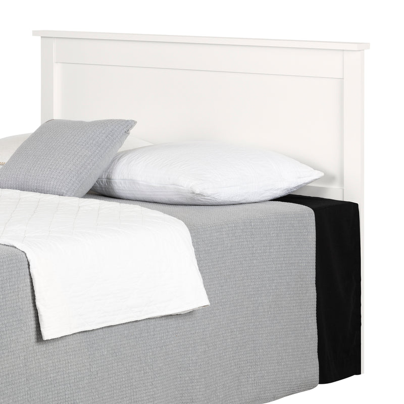 Tête de lit double/queen 54"/60" Vito -Blanc solide