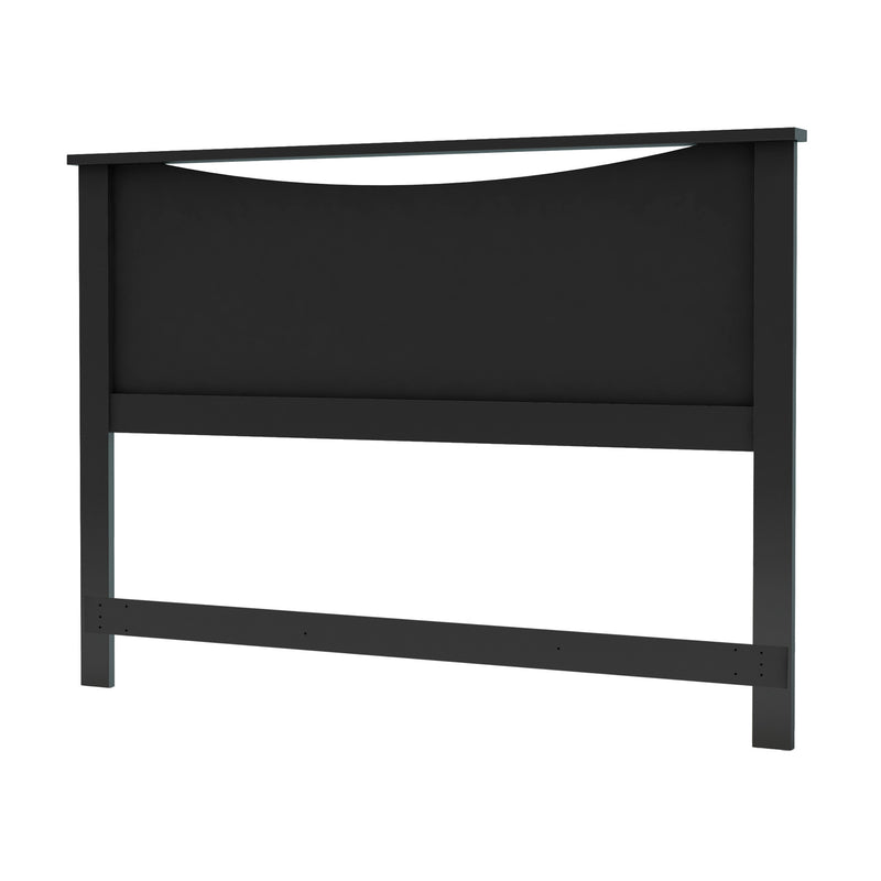 Tête de lit double/queen Step One - Noir solide