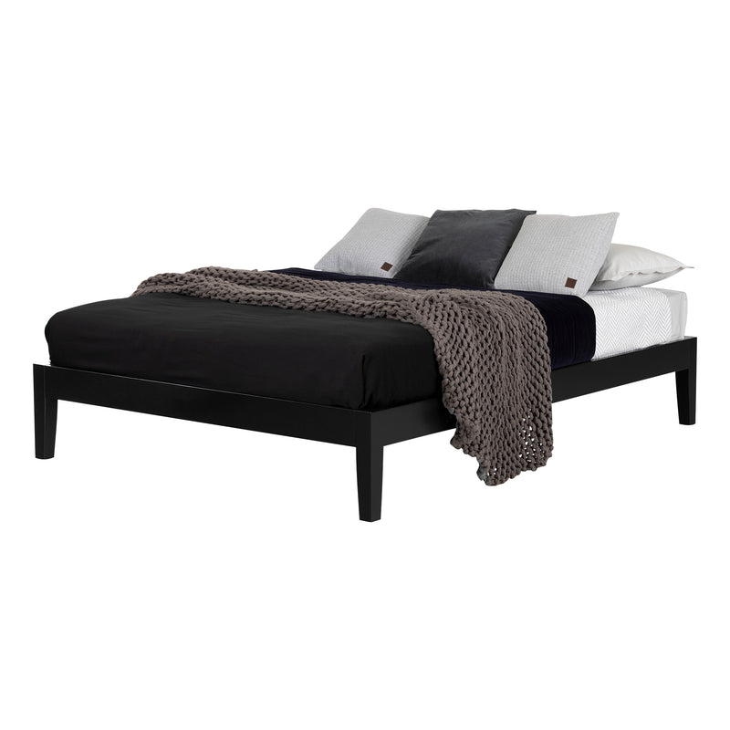 Base de lit 60" Vito-Noir solide