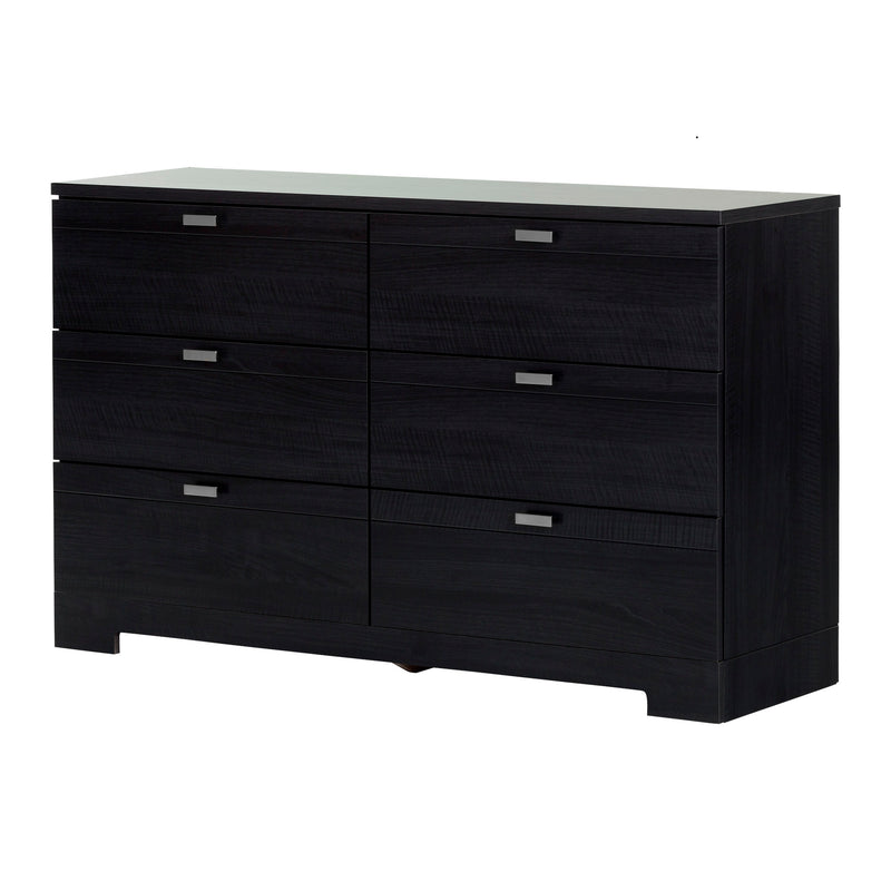 Bureau double Reevo-Chêne noir