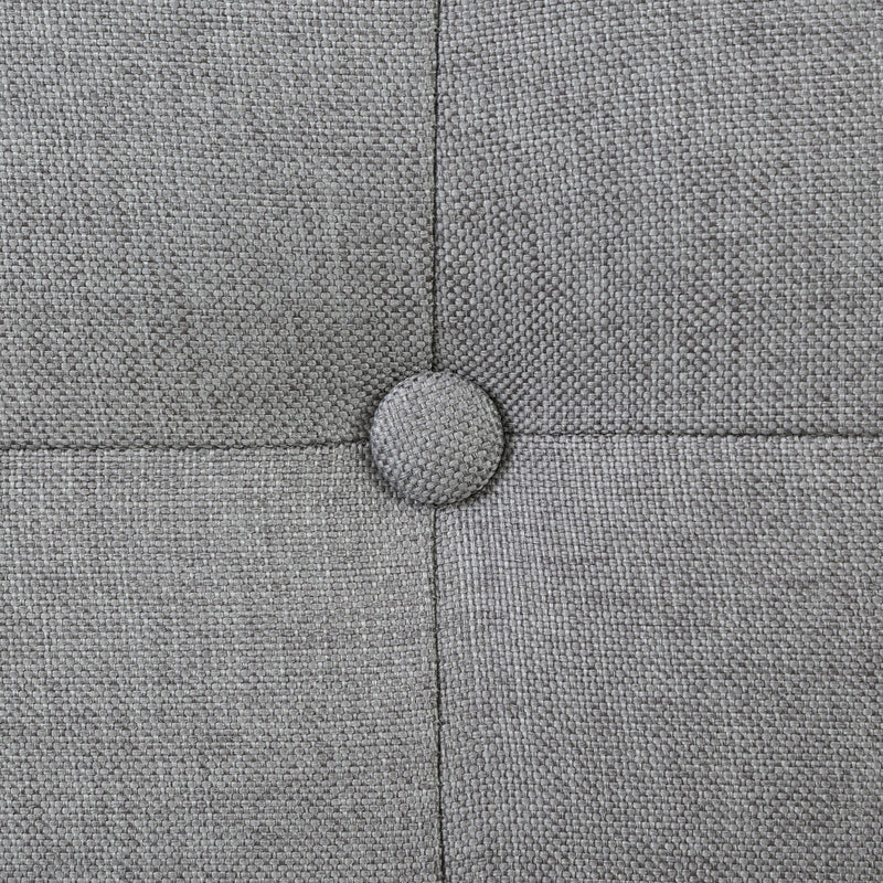 Fusion - Queen Upholstered Full Bed - Light Gray