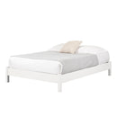 Munich - Full Platform Bed 54'' -- Pure White