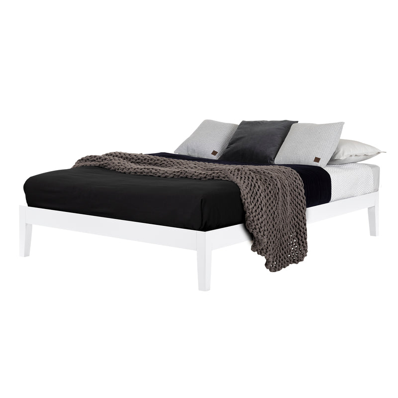 Base de lit 54" Vito - Blanc solide