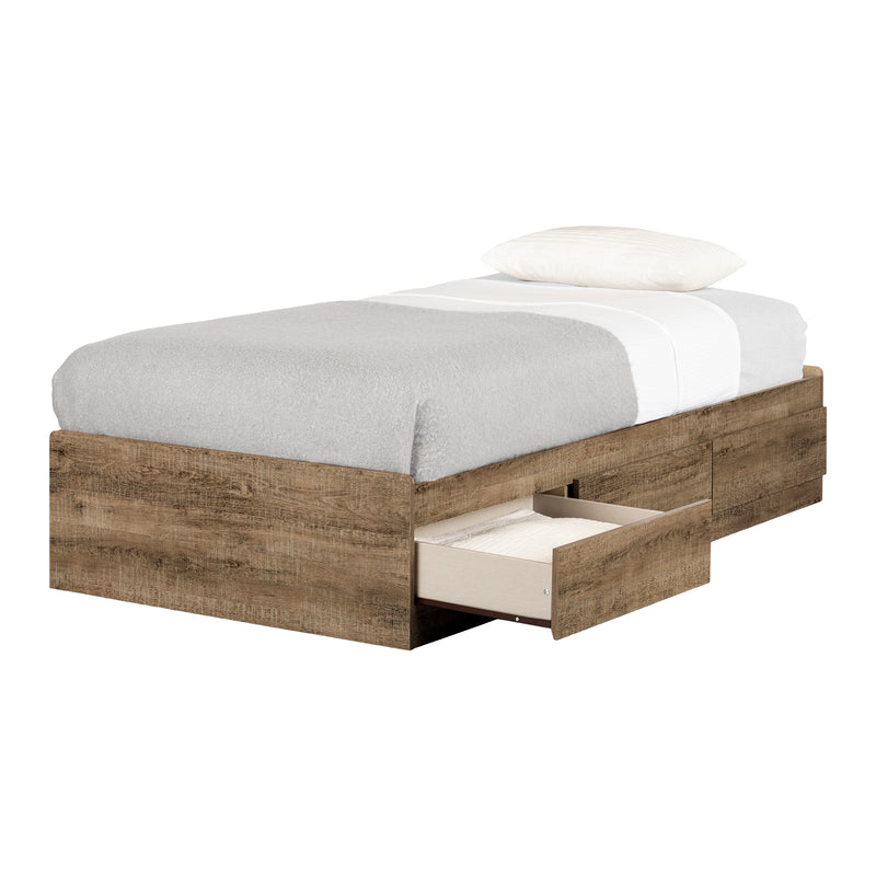 Munich mates bed 3 drawers 39 "- Aged oak