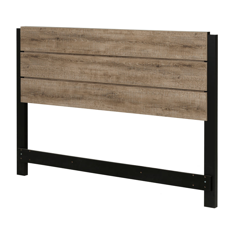 Headboard  Munich Weathered Oak and Matte Black 12273