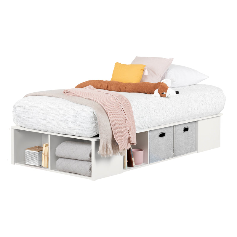 Flexible - Platform Bed with Storage and Baskets