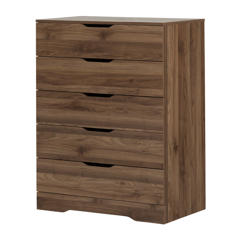 5-Drawer Chest  Holland Natural Walnut 11282
