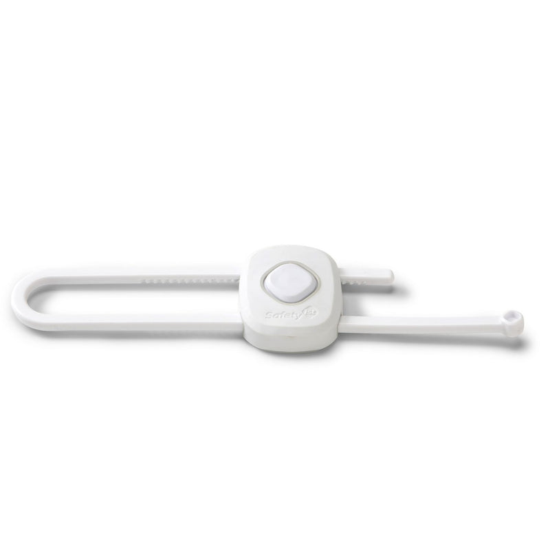 Slide lock with decoy button