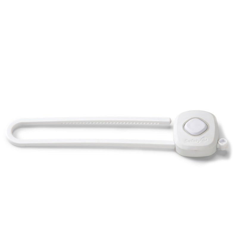 Slide lock with decoy button