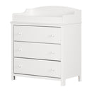 Cotton Candy 3 Drawer Changing Table -- Pure White