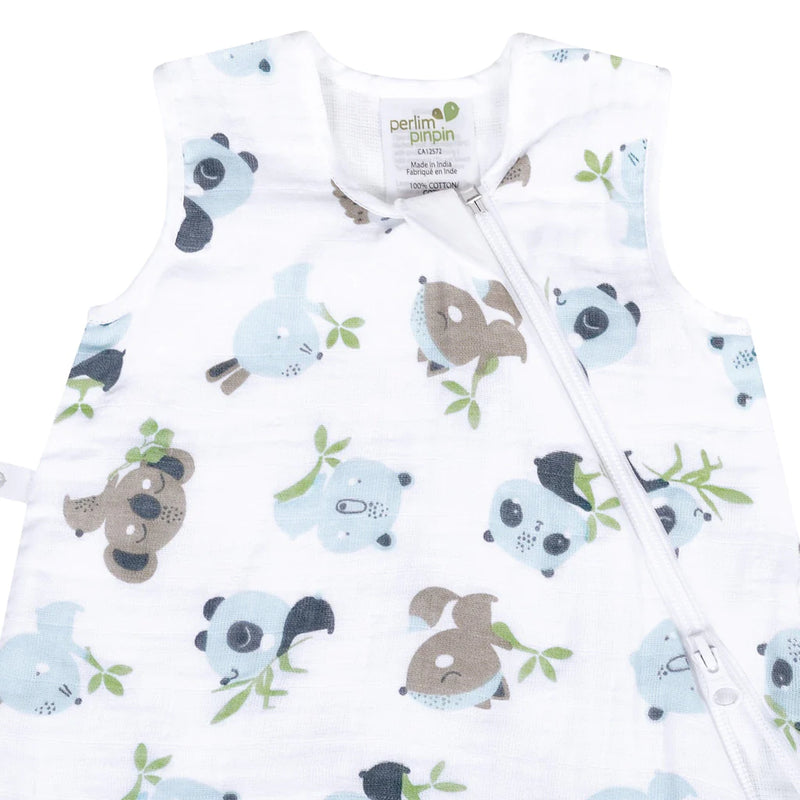Sac de nuit en mousseline de coton - Animaux (0.7 tog)