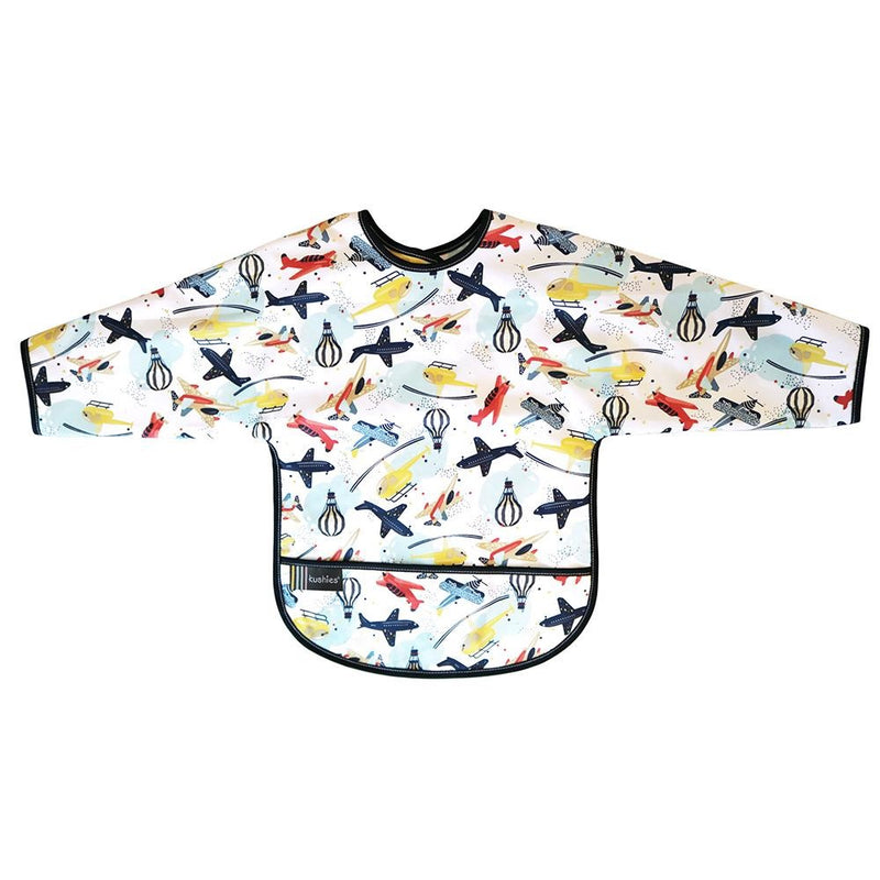 Waterproof bib with sleeve - Planes