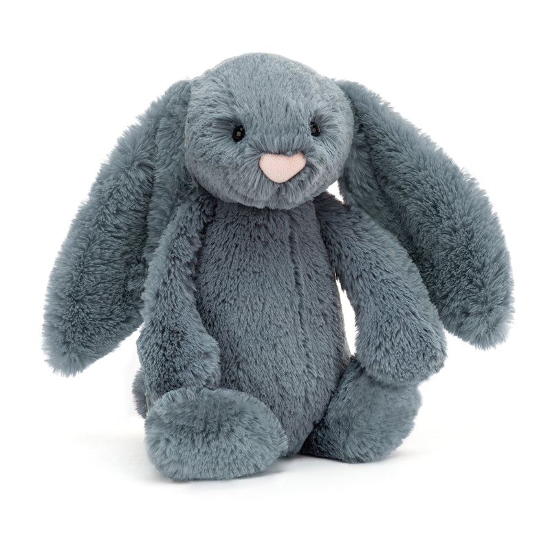 Peluche Bashful - Lapin Gris-Bleu