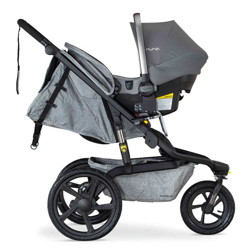 Adaptateur de poussette de jogging simple pour sièges d'auto pour bébé Nuna, Cybex et Maxi Cosi