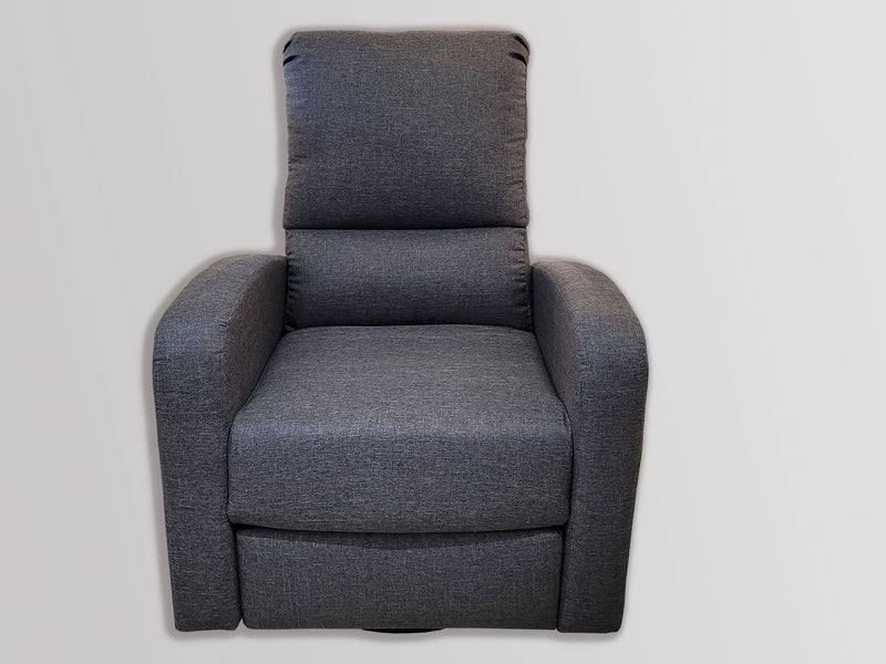 Swivel and reclining armchair BAUME - Dark gray