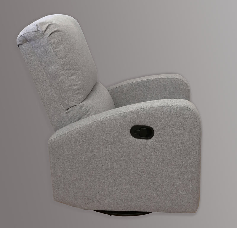 Fauteuil pivotant et inclinable Baume - Gris pâle