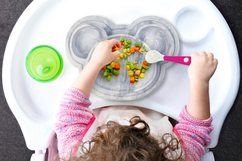 Assiette en silicone Siliplate - Ourson