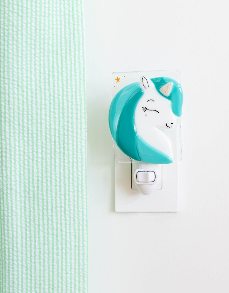 Veilleuse - Adèle la licorne - Turquoise