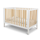 Ensemble bassinette classique Bernini et meuble 3 tiroirs Caravaggio Blanc et naturel