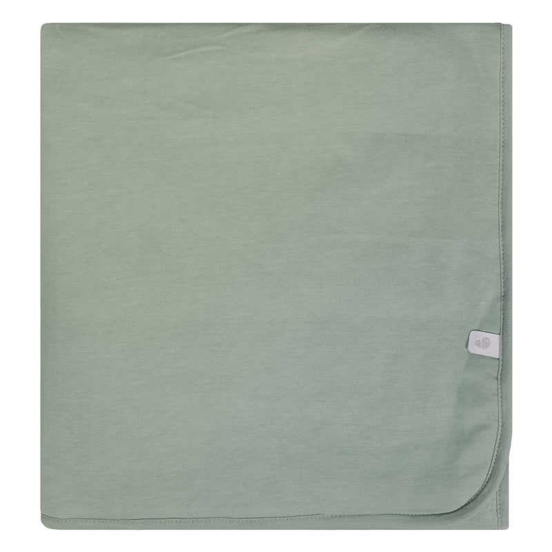 Couverture en bambou - Vert mousse