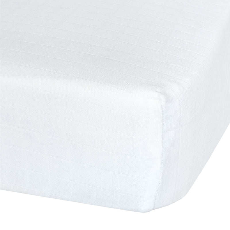 Drap contour mousseline - Blanc