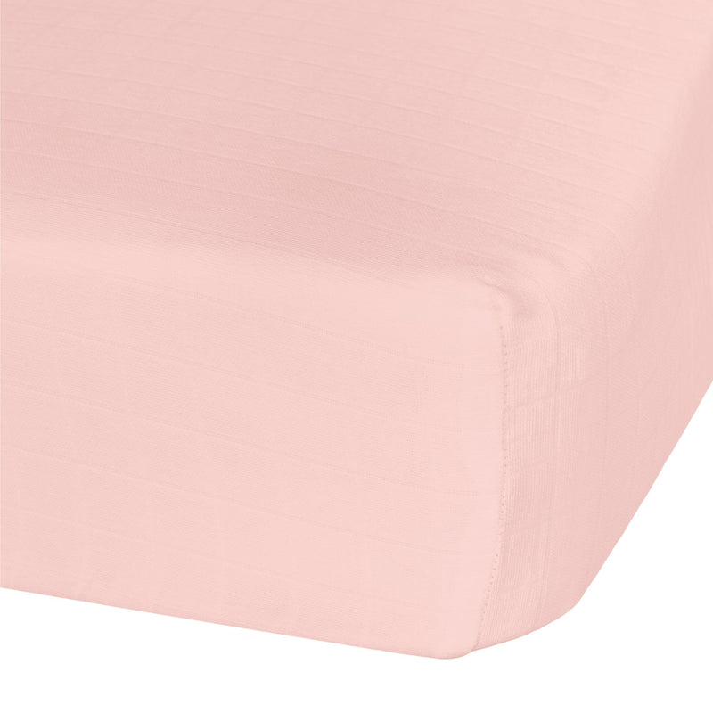 Drap contour en mousseline - Rose