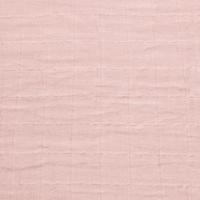 Drap contour en mousseline - Rose