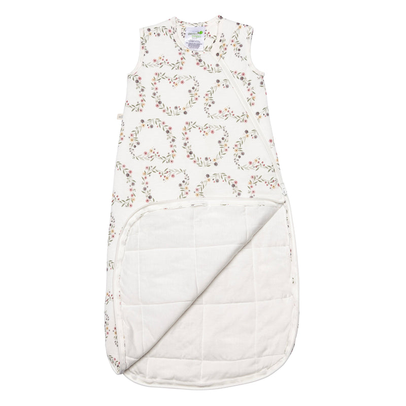 Bamboo quilted sleep bag 2.5 togs - Floral