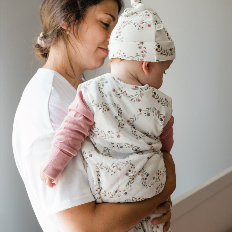 Bamboo quilted sleep bag 2.5 togs - Floral