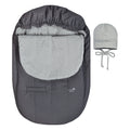 Housse pour siège d'auto mi-saison - Gris — Perlimpinpin